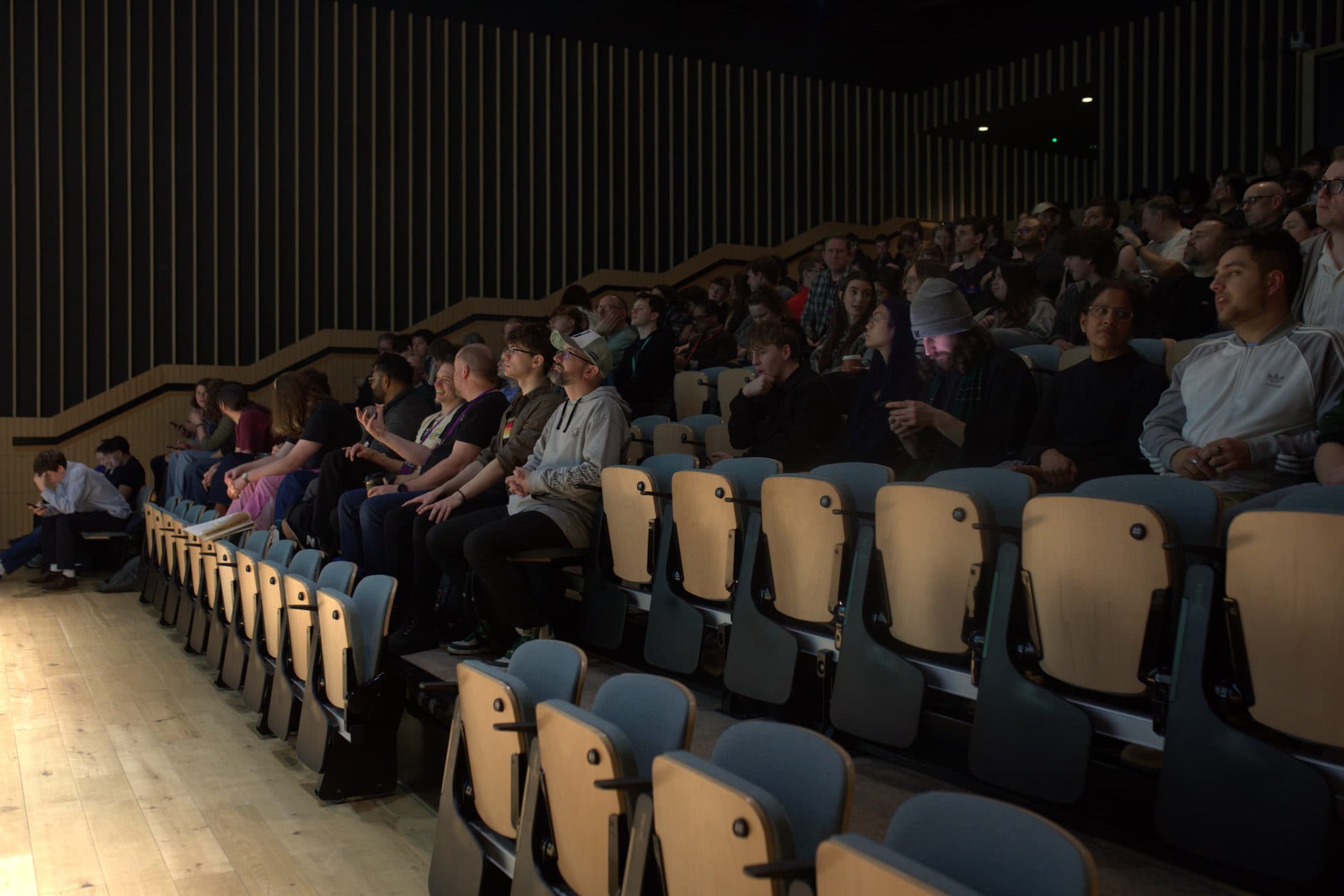 The audience seated for the finale at HackEd Norwich 2026