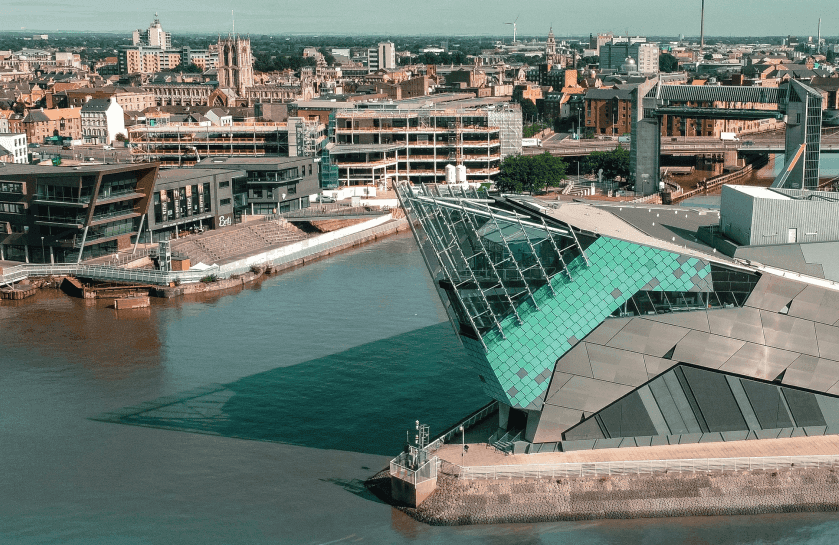 A view of the Hull Marina